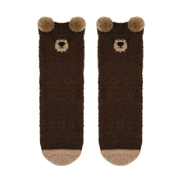 Loungeable Womens Bear Cosy Socks In Gift Box