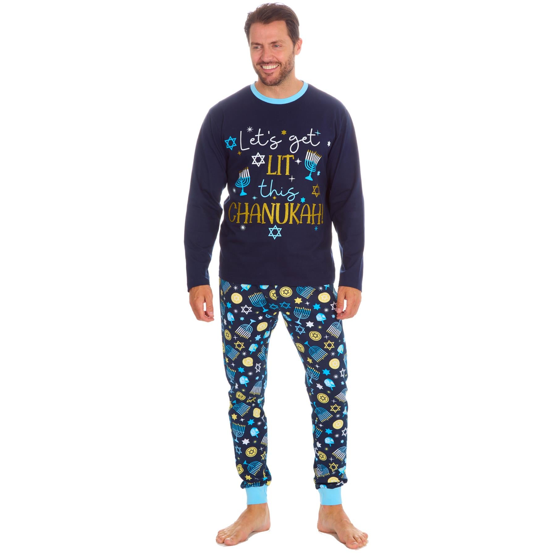 Mens Happy Hanukkah Pyjamas