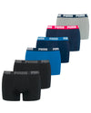 Puma Mens 6 Pack Cotton Boxer Shorts