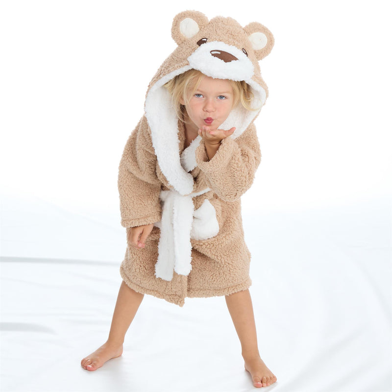 Kids Teddy Bear Dressing Gown