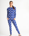 Loungeable Womens Navy Penguins Pyjamas