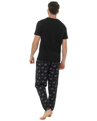 Foxbury Mens Black Gaming Pyjamas