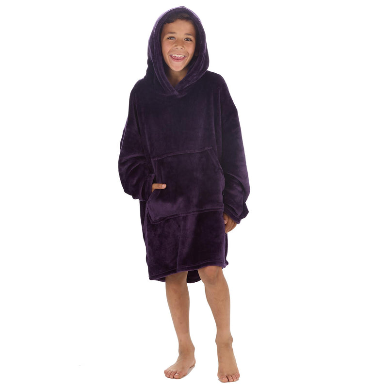 Huggable Kids Plush Fleece Oversized Snuggle Hoodie