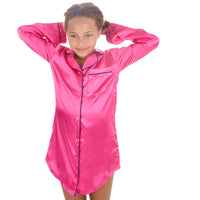 Slumber Party Girls Satin Nightshirt