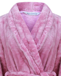 Slenderella Womens Luxury Flannel Fleece 48" Robe