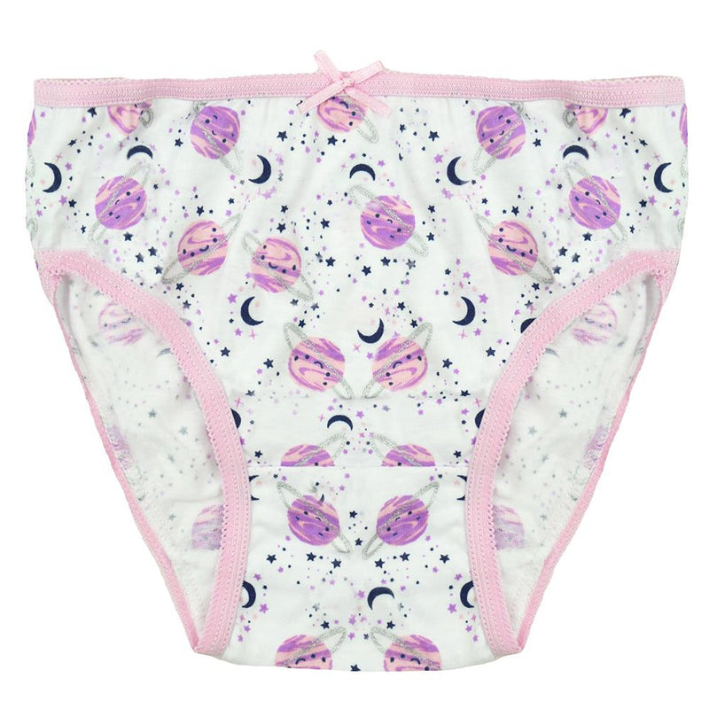 Tom Franks Girls 7 Pack Moon & Stars Knickers