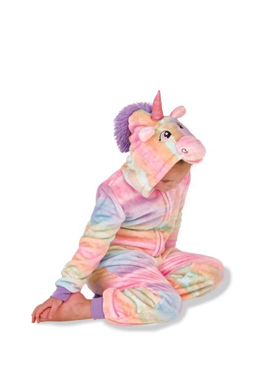 Girls Rainbow Unicorn Onesie