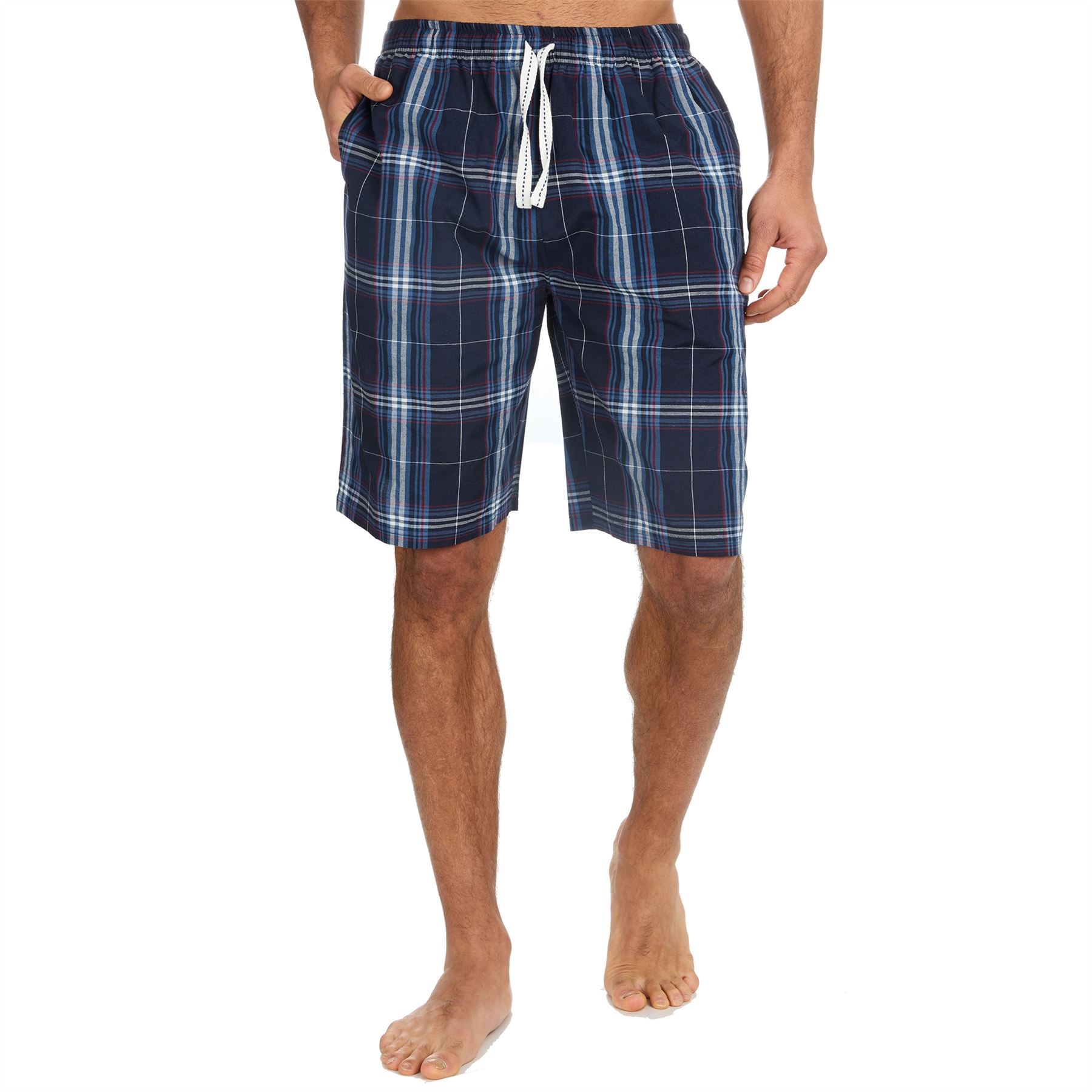 Cargo Bay Mens Check Lounge Shorts