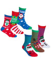 6 Pairs Kids Cotton Rich Christmas Socks