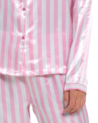 Slumber Hut Womens Satin Button Pyjamas