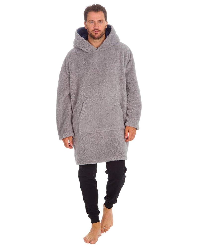 Huggable Mens Snuggle Fleece Oversized Hoodie