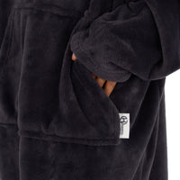 Huggable Kids Plain Oversized Fleece Hoodie