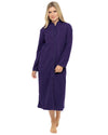 Lady Olga Womens Zip Fleece Dressing Gown