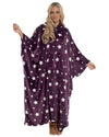 Undercover Womens Oversized Hooded Blanket Poncho