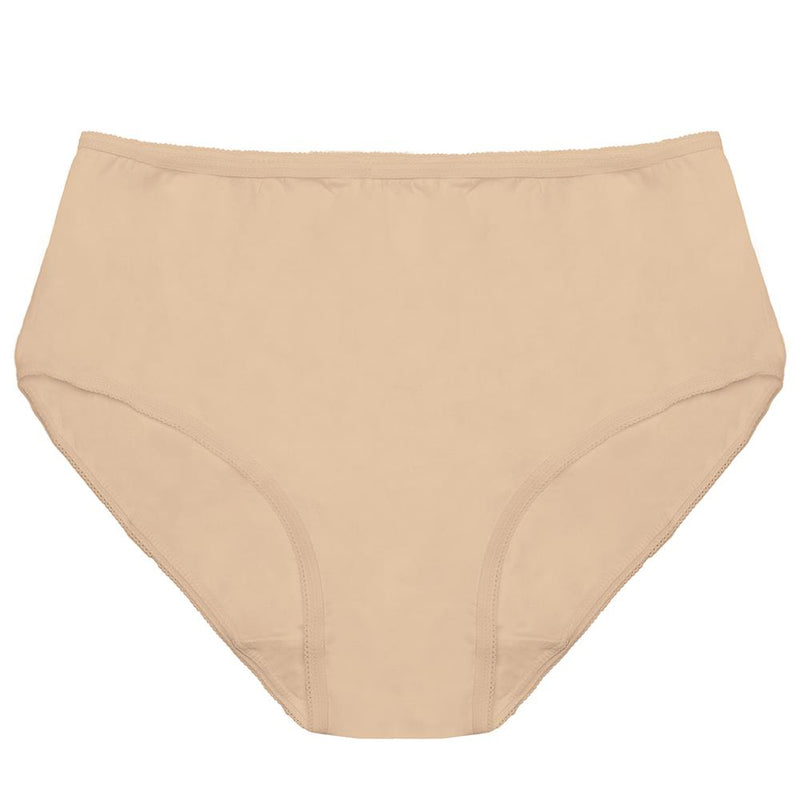 Anucci Womens 5 Pack Neutral Midi Briefs