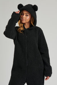 Loungeable Womens Teddy Sherpa Onesie