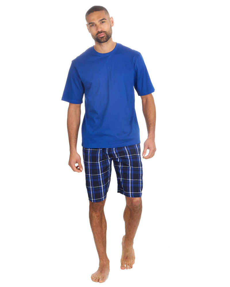 Cargo Bay Mens Check Short Pyjamas