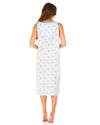 La Marquise Womens Primrose in Bloom Jersey Sleeveless Nightie