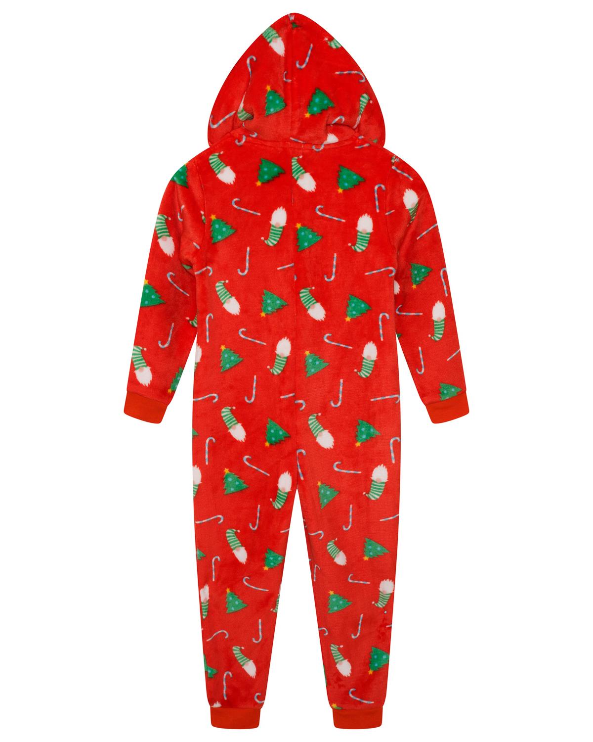 Kids Red Christmas Print Onesie