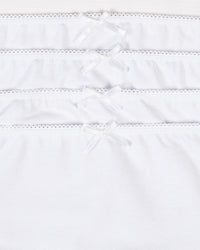 Slenders By Slenderella Womens 4 Pack Cotton Midi Brief