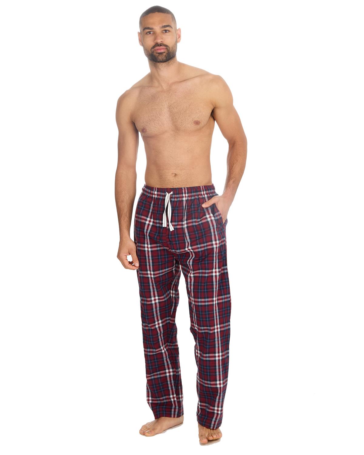 Cargo Bay Mens Check Lounge Pants