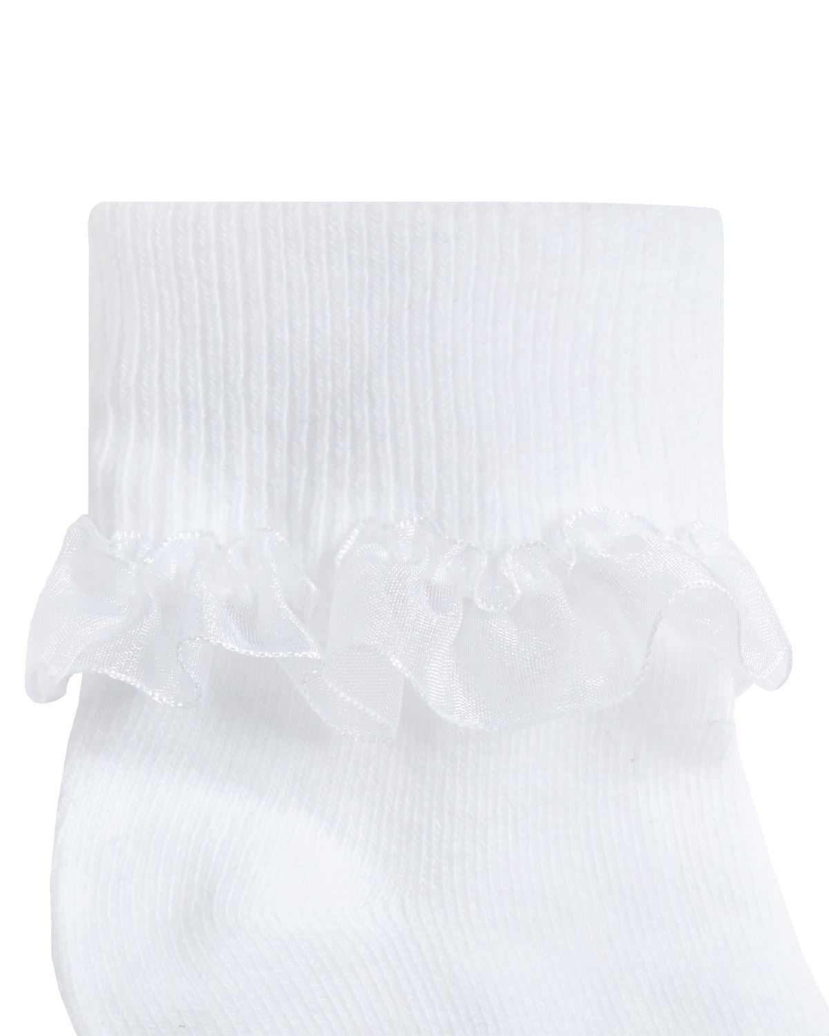 Cottonique 6 Pack Girls Frilly Lace Socks