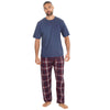 Cargo Bay Mens Short Sleeve Check Pyjamas