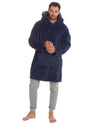 Huggable Mens Snuggle Fleece Oversized Hoodie