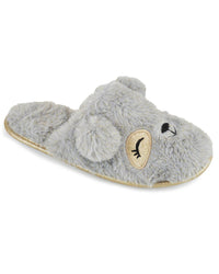 SlumberzzZ Womens Sparkly Bear Slippers