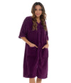 Undercover Womens Zip Up Towelling Dressing Gown