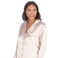 Slumber Party Womens Satin Nightshirt