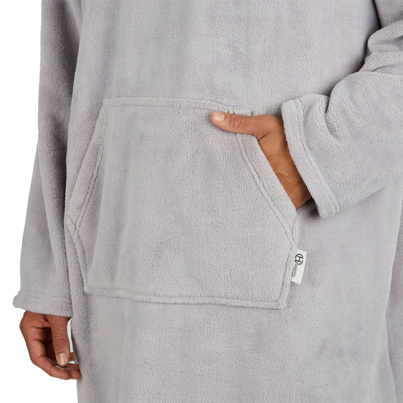 Huggable Adults Plain Oversized Fleece Hoodie