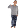 Cargo Bay Boys Polished Fleece Check Pyjamas