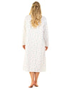 Sue Marks Womens Floral Flannel Brushed Cotton Nightie