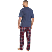 Cargo Bay Mens Short Sleeve Check Pyjamas