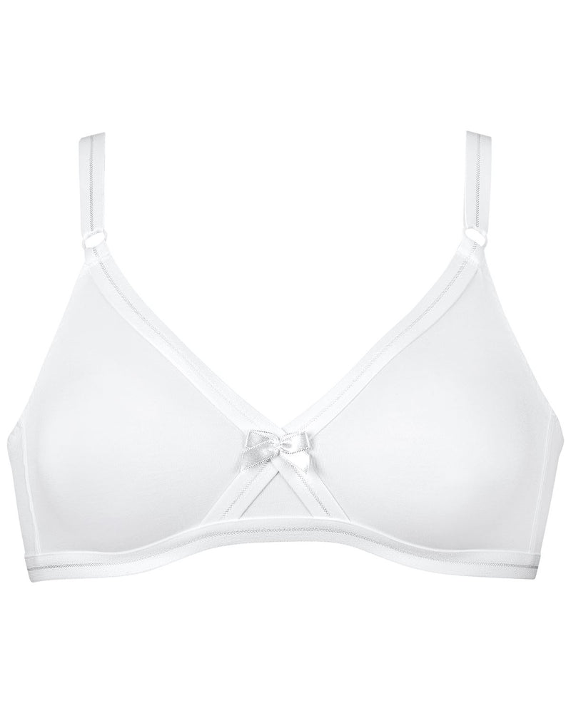 Naturana Womens 100% Cotton Star Soft Cup Bra