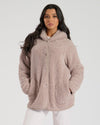 Loungeable Womens Button Snuggle Fleece Cardigan