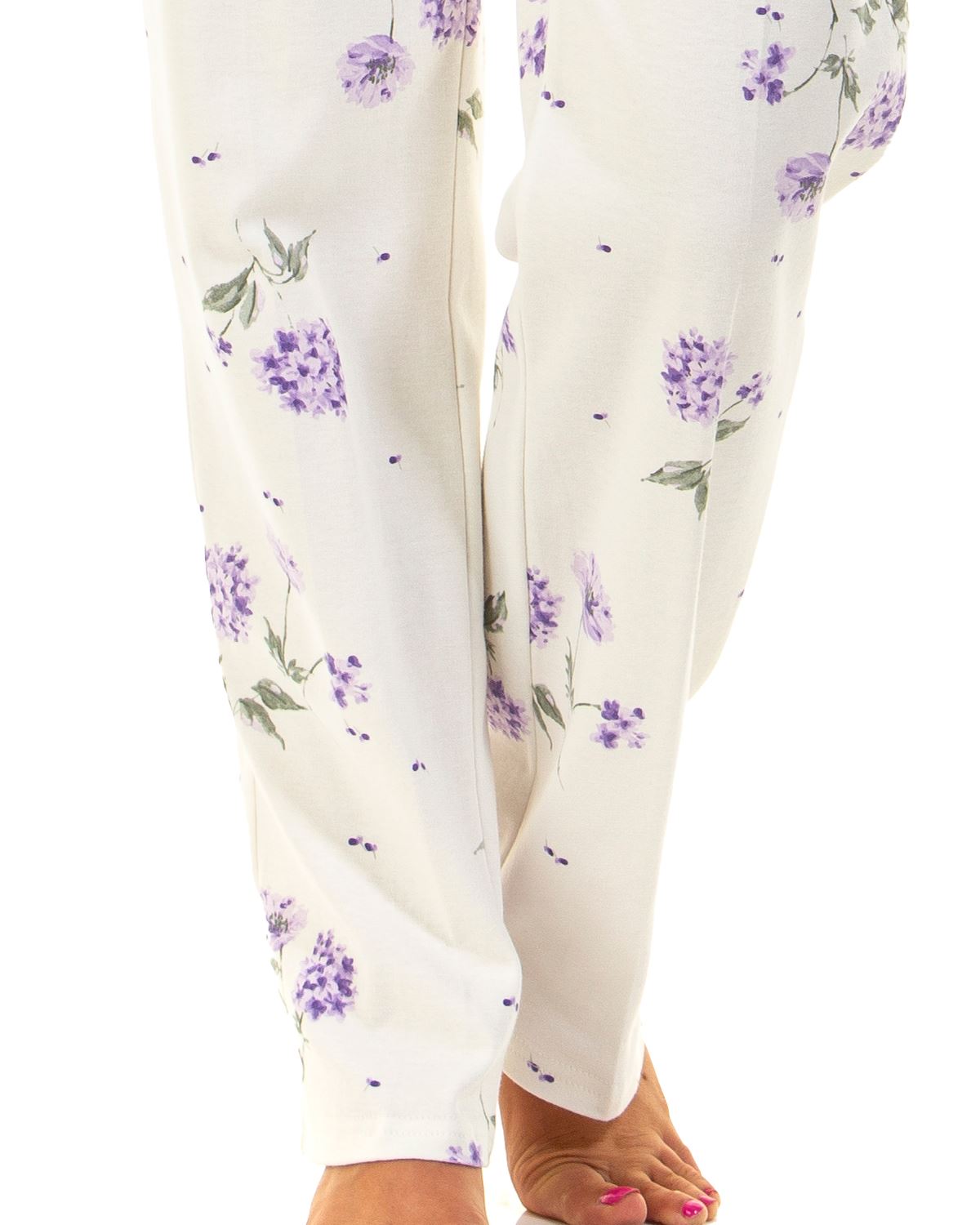 Sue Marks Womens Florence Floral Button Pyjamas