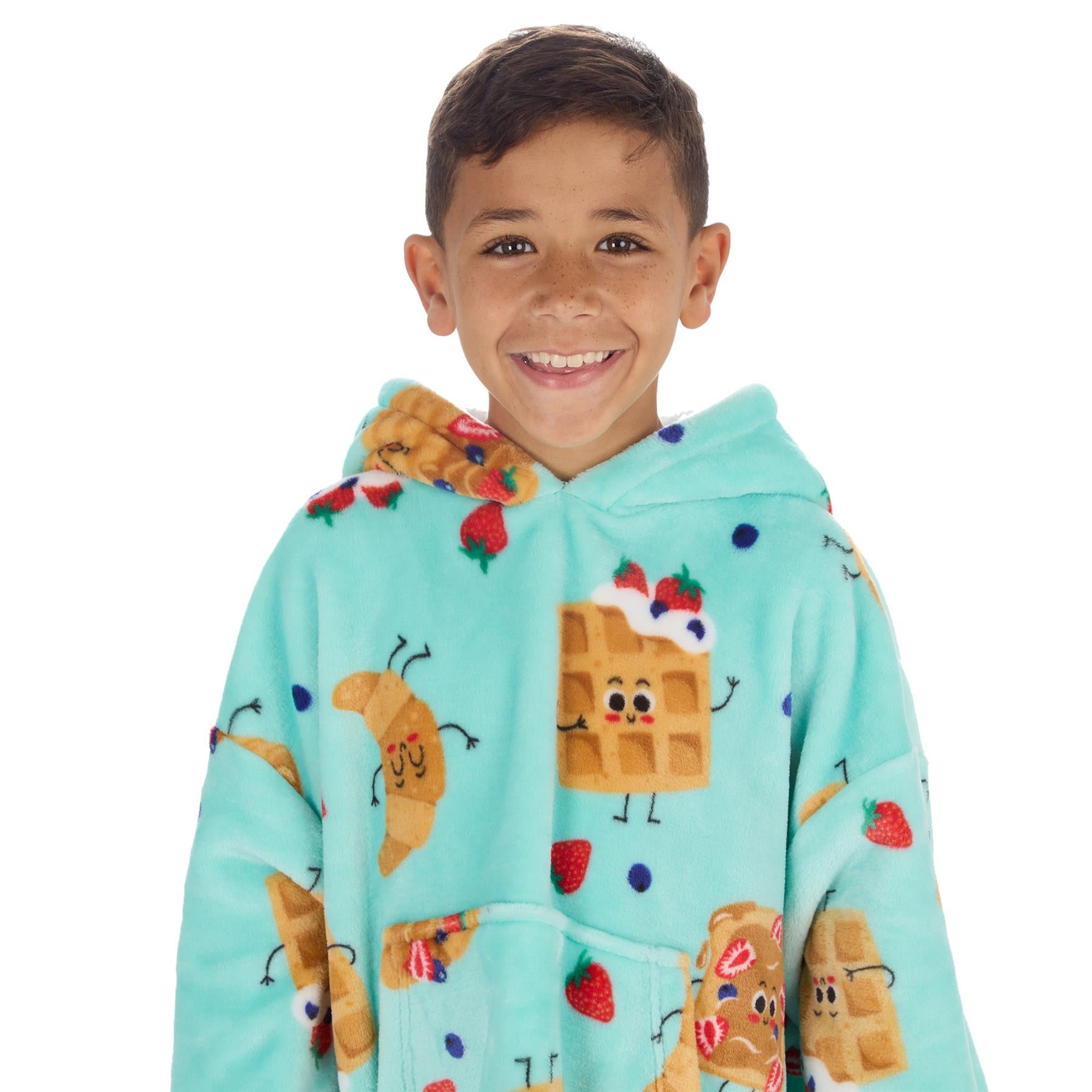 Huggable Kids Mint Brunch Snuggle Hoodie