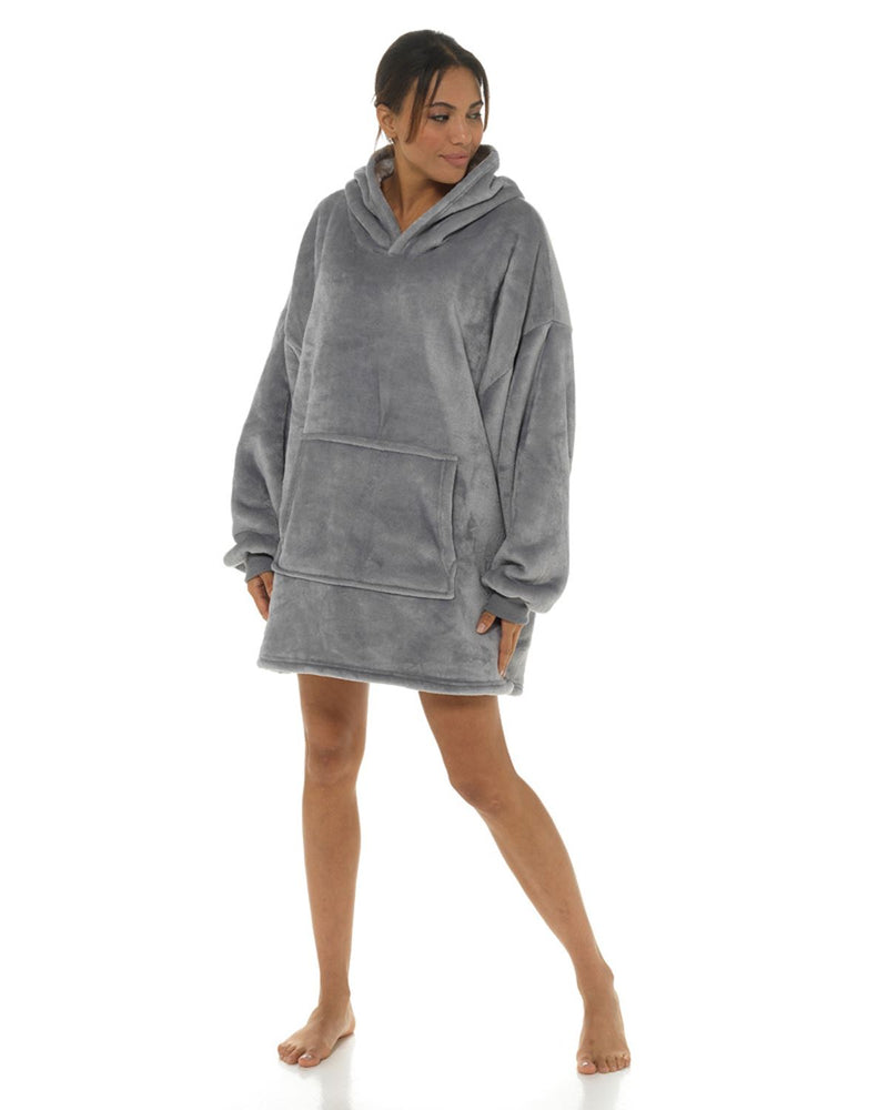 Foxbury Womens Sherpa Lined Snuggle Hoodie