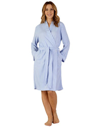 Slenderella Womens 40" Waffle Knit Dressing Gown