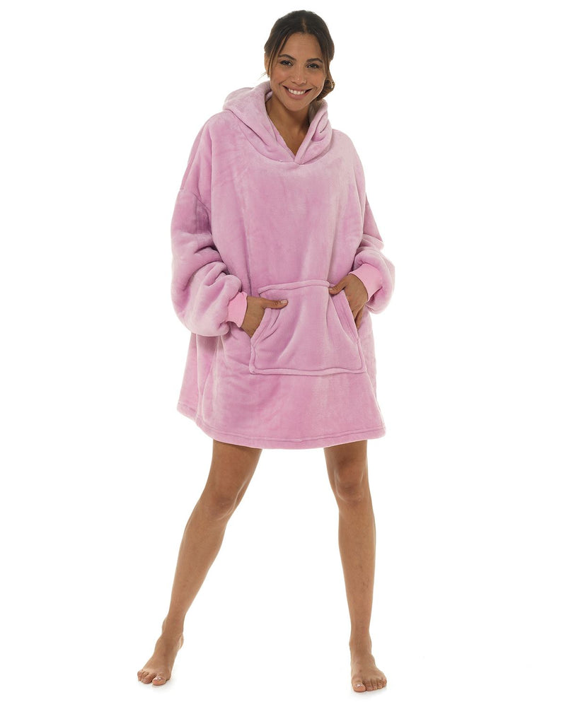 Foxbury Womens Sherpa Lined Snuggle Hoodie