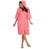 Forever Dreaming Womens Hooded Zip Towelling Bathrobe