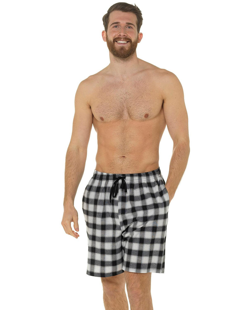 Foxbury Mens 2 Pack Woven Lounge Shorts