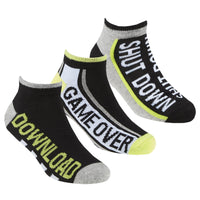 6 Pairs Boys Bamboo Gaming Trainer Socks