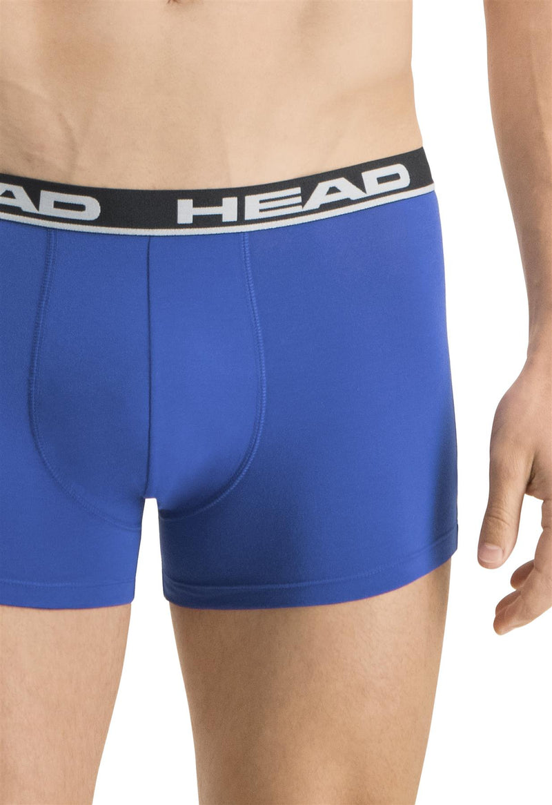 HEAD Mens 2 Pack Cotton Boxer Shorts