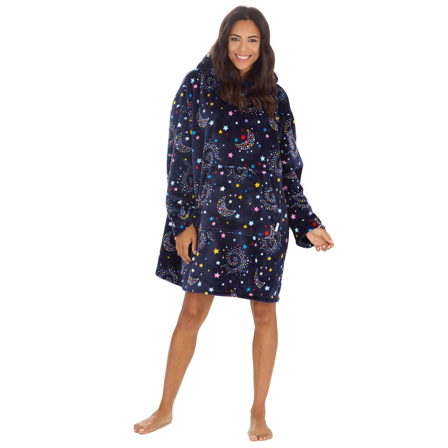 Huggable Womens Celestial Star Snuggle Hoodie