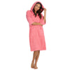 Forever Dreaming Womens Hooded Zip Towelling Bathrobe