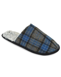 SlumberzzZ Mens Faux Fur Lined Slippers