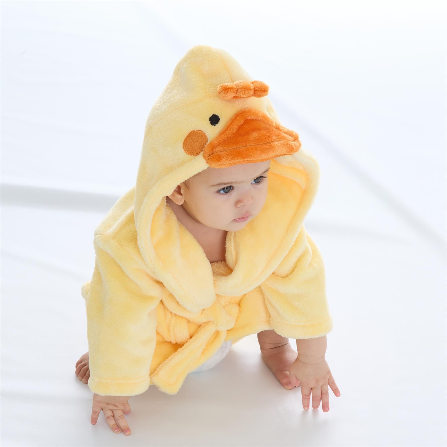 Babytown Yellow Duck Fleece Dressing Gown